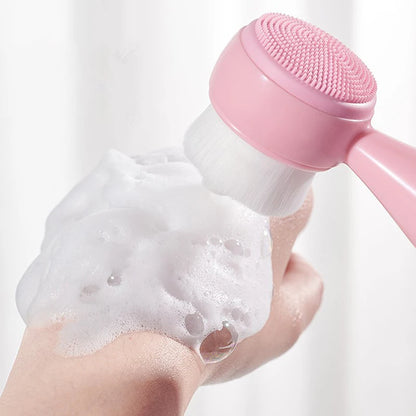 Silica Gel Facial Brush