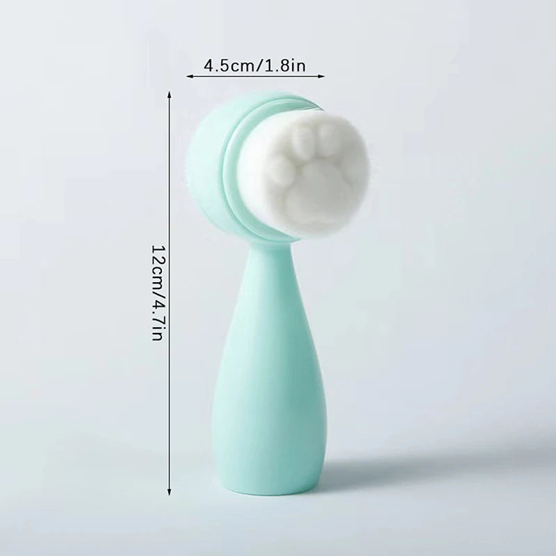 Silica Gel Facial Brush